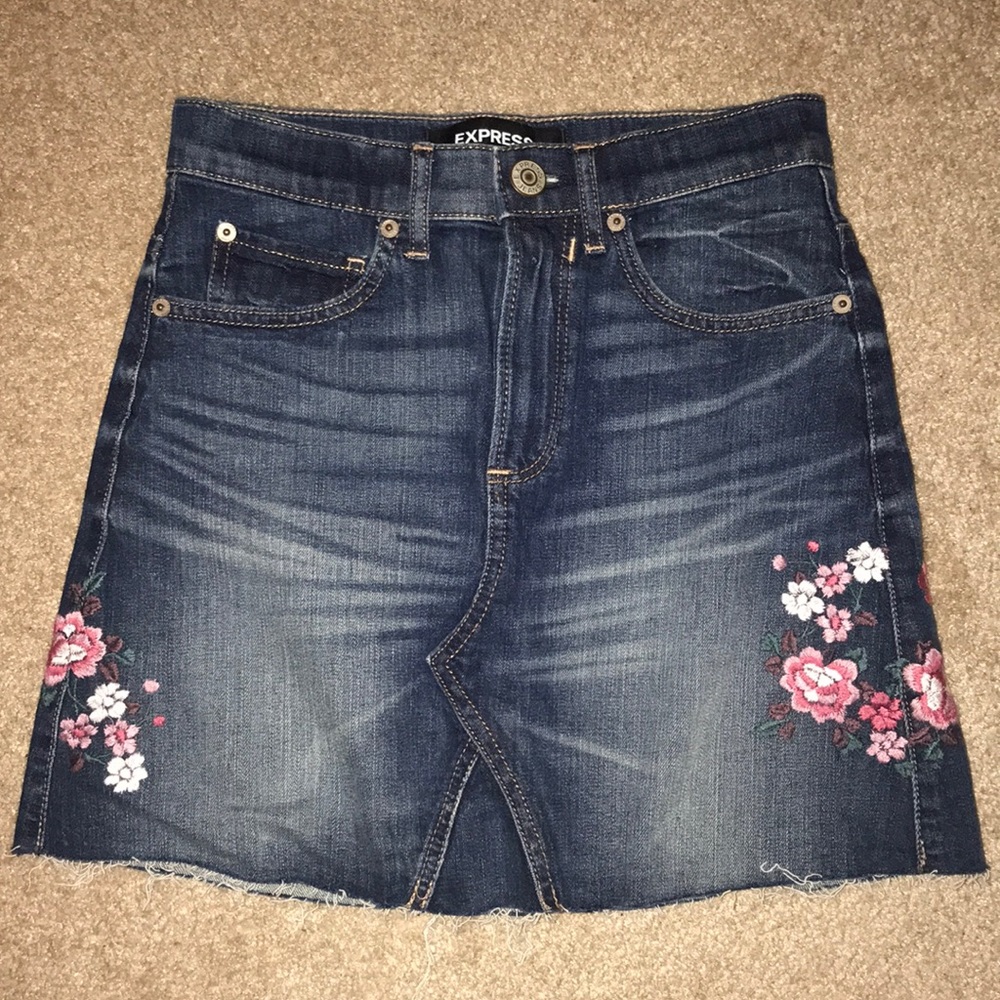 Express Jean skirt